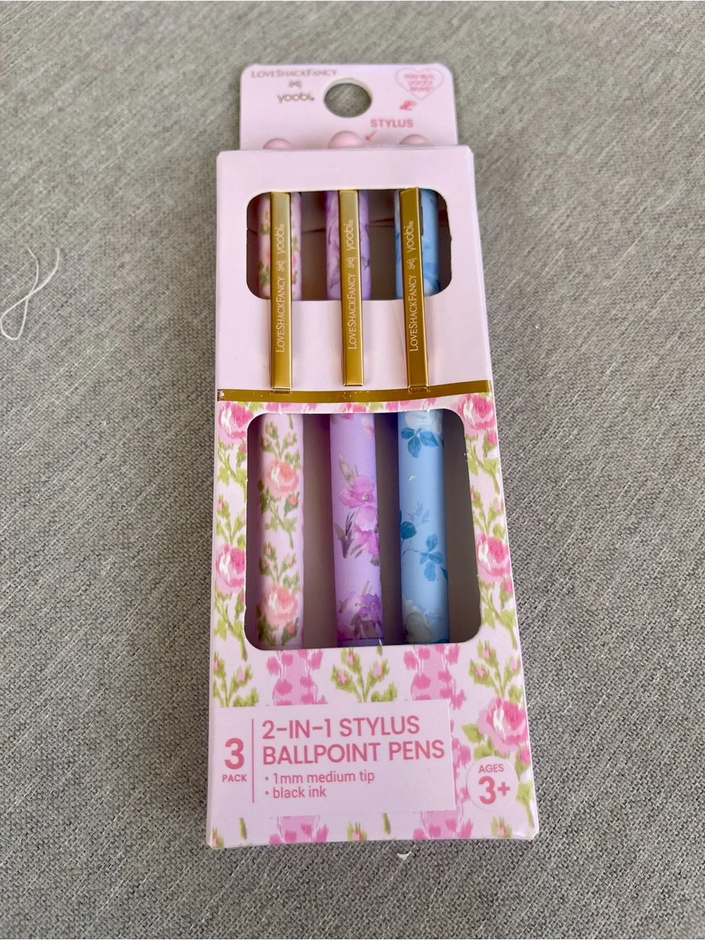 LoveShackFancy x Yoobi Everblooming Rosette Pen Set | Target Exclusive | NWT
